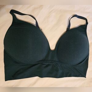 Maidenform Deep Green Seamless Bra, Sz L DD